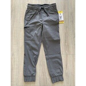 Weatherproof Vintage Youth Boys Utility Pocket Pull-On Jogger Pants Gray 7/8